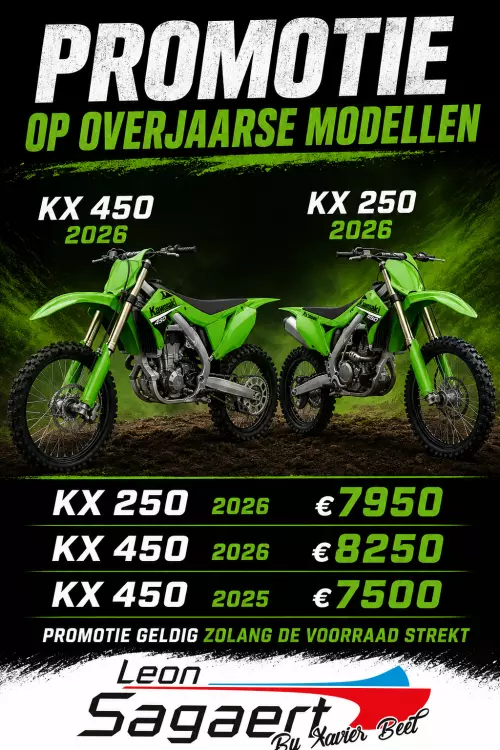 Kawasaki promoties bij Leon Sagaert