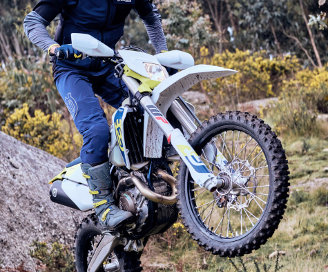 Husqvarna enduro modellen bij Leon Sagaert