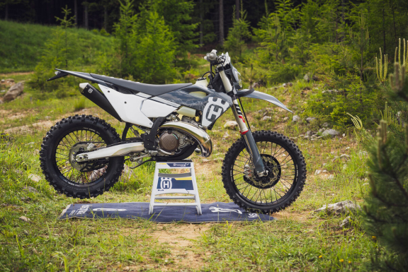 Husqvarna enduro modellen bij Leon Sagaert