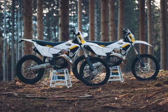 Husqvarna enduro modellen bij Leon Sagaert